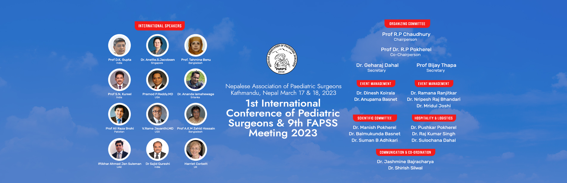 1st International Conference of Pediatric Surgeons